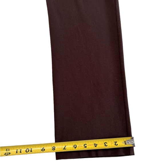 L.L. Bean Stretchy Waistband Brown Long Pants Size Small Reg - Picture 12 of 16